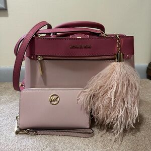 Michael Kors Hailee medium leather satchel